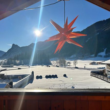 Ferienwohnung Mit Bergblick Unterammergau Bagian luar foto